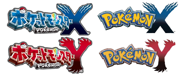 loghi Pokémon X e Pokemon Y